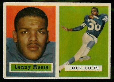 Lenny Moore - 1957 Topps #128 - ex