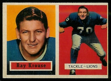 Ray Krouse - 1957 Topps #141 - ex