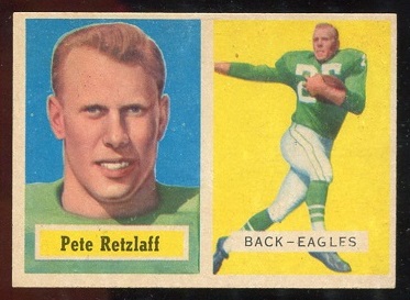 Pete Retzlaff - 1957 Topps #2 - ex