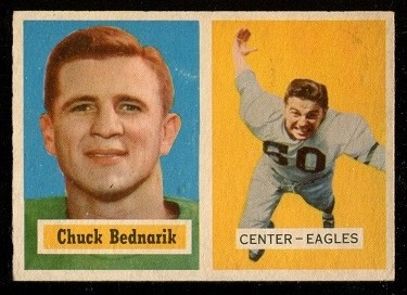 Chuck Bednarik - 1957 Topps #49 - vg-ex
