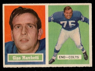 Gino Marchetti - 1957 Topps #5 - exmt