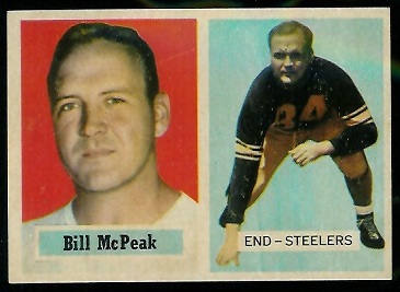 Bill McPeak - 1957 Topps #51 - exmt
