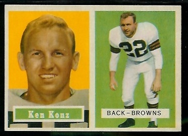 Ken Konz - 1957 Topps #52 - nm