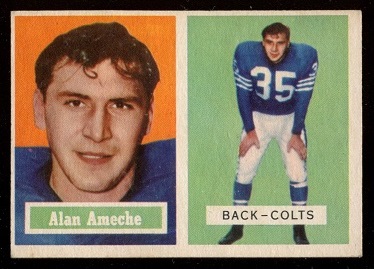 Alan Ameche - 1957 Topps #53 - nm