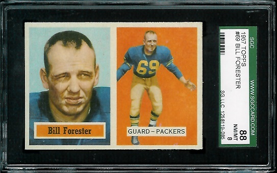 Bill Forester - 1957 Topps #69 - SGC 88