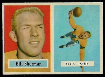 Will Sherman - 1957 Topps #58cor - nm+