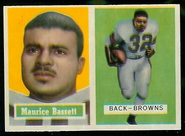 1957 Topps #64 - Maurice Bassett - exmt
