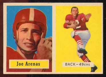 Joe Arenas - 1957 Topps #66 - exmt