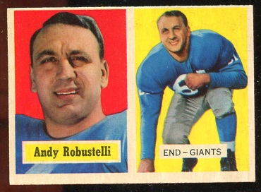 1957 Topps #71 - Andy Robustelli - nm+ oc