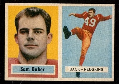 Sam Baker - 1957 Topps #72 - nm+