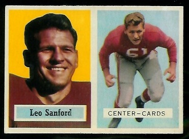 Leo Sanford - 1957 Topps #74 - ex