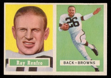 1957 Topps #76 - Ray Renfro - nm