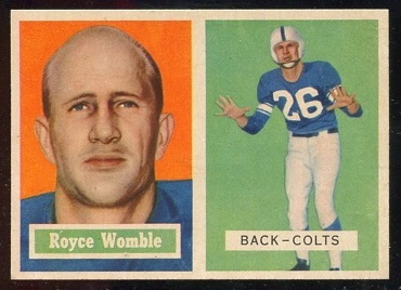 Royce Womble - 1957 Topps #86 - nm