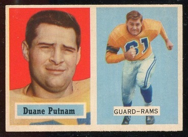 1957 Topps #87 - Duane Putnam - exmt