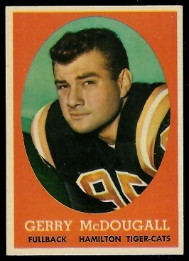 Gerry McDougall - 1958 Topps CFL #22 - nm