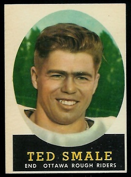 Ted Smale - 1958 Topps CFL #24 - nm oc
