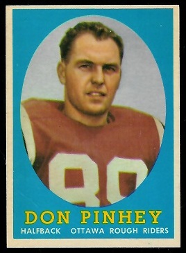1958 Topps CFL #26 - Don Pinhey - nm