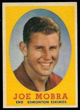 Joe Mobra - 1958 Topps CFL #34 - nm