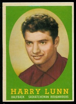 Harry Lunn - 1958 Topps CFL #35 - nm oc
