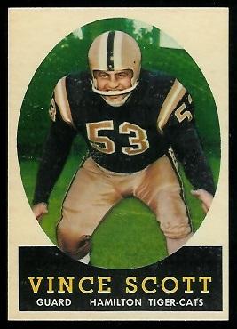 Vince Scott - 1958 Topps CFL #48 - nm