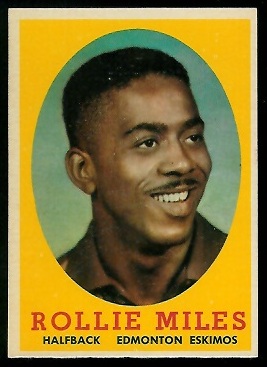 Rollie Miles - 1958 Topps CFL #57 - nm