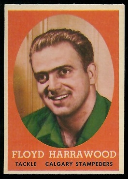 Floyd Harrawood - 1958 Topps CFL #85 - nm