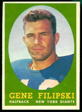 Gene Filipski - 1958 Topps #1 - exmt