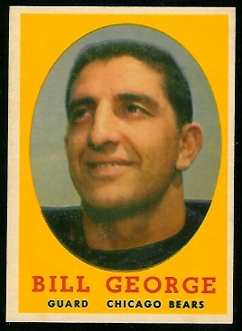 Bill George - 1958 Topps #119 - nm