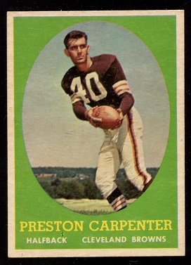 1958 Topps #128 - Preston Carpenter - nm