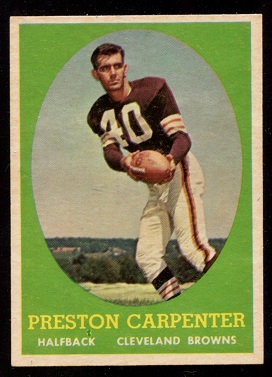 Preston Carpenter - 1958 Topps #128 - nm
