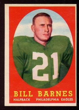 Bill Barnes - 1958 Topps #4 - ex