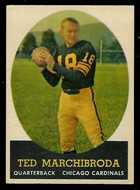 Ted Marchibroda - 1958 Topps #44 - exmt
