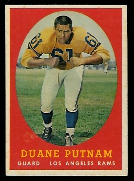 Duane Putnam - 1958 Topps #55 - nm