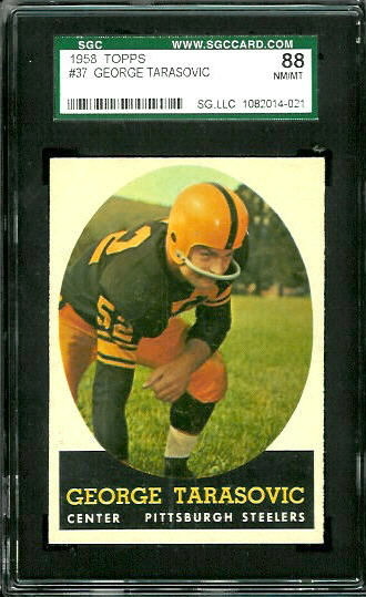 George Tarasovic - 1958 Topps #37 - SGC 88