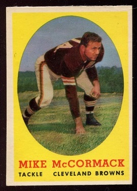 Mike McCormack - 1958 Topps #59 - exmt