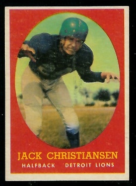 Jack Christiansen - 1958 Topps #70 - nm