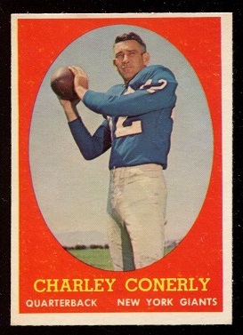 Charley Conerly - 1958 Topps #84 - exmt