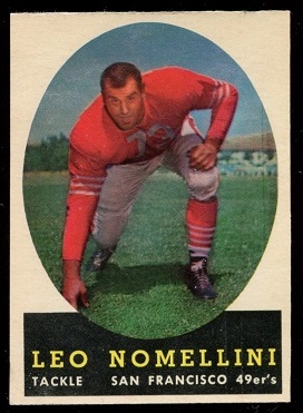 Leo Nomellini - 1958 Topps #89 - ex
