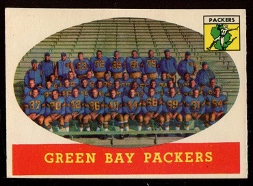 Packers team - 1958 Topps #96 - exmt