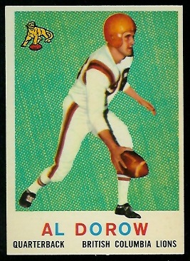 Al Dorow - 1959 Topps CFL #15 - nm+