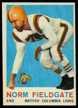 1959 Topps CFL #16 - Norm Fieldgate - nm
