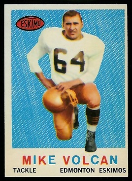 Mike Volcan - 1959 Topps CFL #46 - exmt