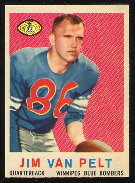 Jim Van Pelt - 1959 Topps CFL #5 - nm