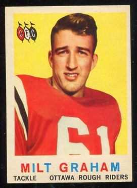 Milt Graham - 1959 Topps CFL #52 - nm