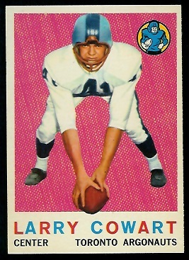 1959 Topps CFL #59 - Larry Cowart - nm+