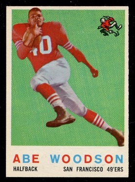 1959 Topps #102 - Abe Woodson - nm