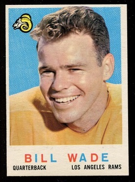 1959 Topps #110 - Bill Wade - exmt+