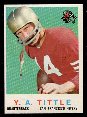 1959 Topps #130 - Y.A. Tittle - nm