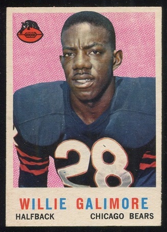 Willie Galimore - 1959 Topps #145 - nm
