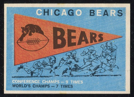 1959 Topps #153 - Bears Pennant - nm